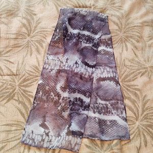Snake Skin Print Small Scarf